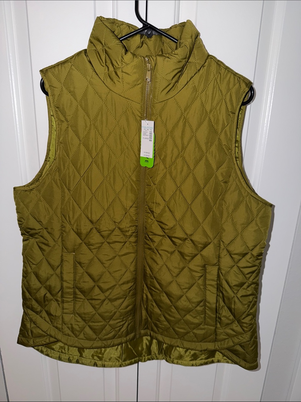 Maurices Olive Green Quilted Puffer Vest